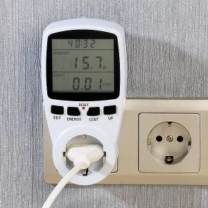 Revolt Stromverbrauchsmessgerät:2er-Set Digitale Energiekostenmesser Mit XXL Jumbo Display 14