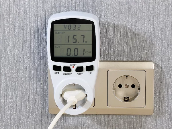 Revolt Stromverbrauchsmessgerät:2er-Set Digitale Energiekostenmesser Mit XXL Jumbo Display 4