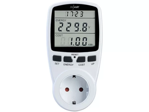 Revolt Stromverbrauchsmesser:Digitaler Energiekostenmesser Mit XXL Jumbo Display, Bis 3.680 Watt 4
