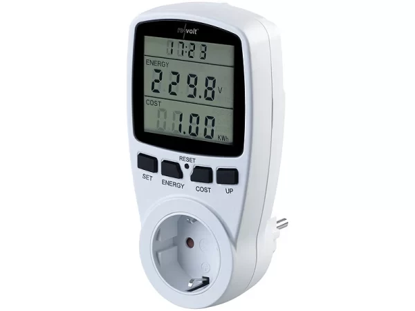 Revolt Stromverbrauchsmesser:Digitaler Energiekostenmesser Mit XXL Jumbo Display, Bis 3.680 Watt 6