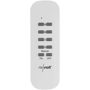 Revolt Funkstecker:4er-Set Mini-Funksteckdosen Mit Fernbedienung, Bis 2.300 Watt, 50 M 12