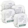 Luminea Home Control Funk Dimmer:4er-Set WLAN-Unterputz-Lichtschalter Und -Dimmer, Mit App 26