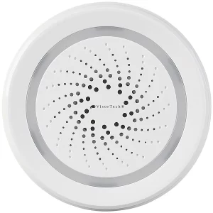 VisorTech Elesion Sirene:2er-Set Alarm-Sirene Mit WLAN & App, Komp. Zu Alexa & Google Assistant 33