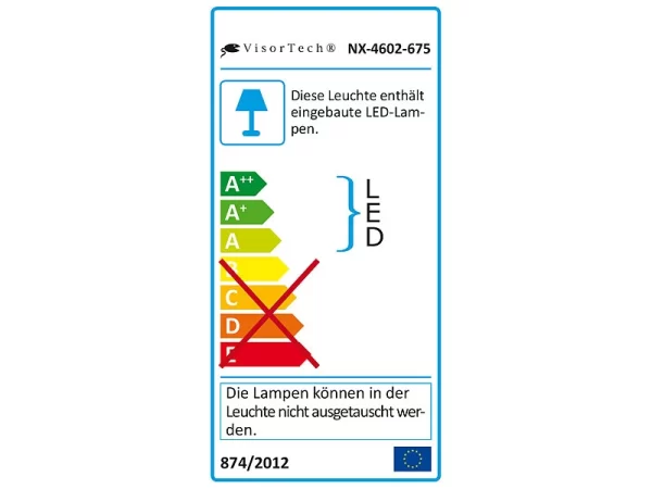 VisorTech IP-Cam:Full-HD-IP-Überwachungskamera, LED-Strahler, Versandrückläufer 6