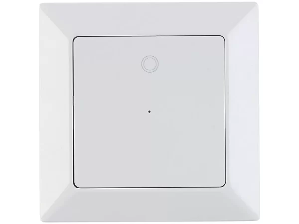 Luminea Home Control Lichtschalter:4er-Set WLAN-Lichttaster, App, Komp. Zu Siri, Alexa, Google Assistant 6