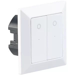 Luminea Home Control Taster:2er-Set Doppel-Lichttaster Mit WLAN, App Und Sprachsteuerung 18