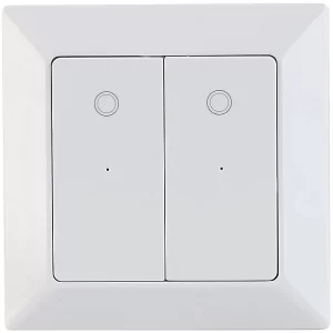 Luminea Home Control Taster:2er-Set Doppel-Lichttaster Mit WLAN, App Und Sprachsteuerung 16