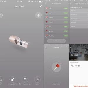 VisorTech ZigBee Türschloss:Elektronischer Tür-Schließzylinder Mit 5 Schlüssel, Für ZigBee-Gateway 23