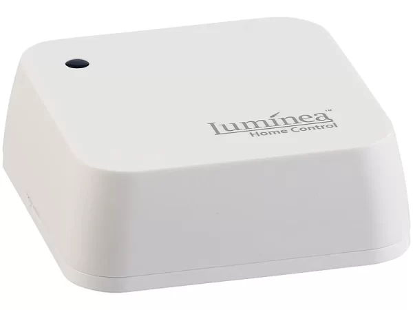 Luminea Home Control Sonnensensor:2er-Set Wetterfeste WLAN-Licht- & Dämmerungs-Sensoren Mit App, IP55 7
