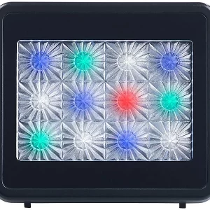 VisorTech Fernseher Simulator:TV-Simulator Zur Einbrecher-Abschreckung Mit 12 LEDs Inkl. Netzteil 14