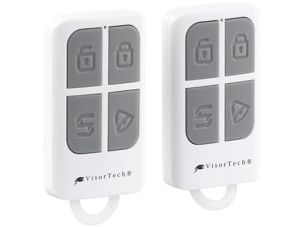 VisorTech Kabellose Alarmanlage:GSM-Alarmanlage Mit Funk- & Handynetz-Anbindung, App Für Android & IOS 4