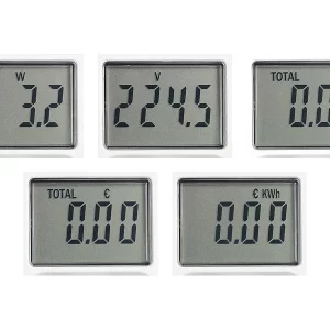 Revolt Energiekostenmesser:Digitaler Energiekosten-Messer & Stromverbrauchs-Zähler, Bis 3.680 W 18