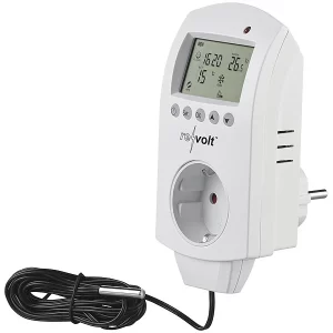Revolt Thermostat-Stecker:Digitales Steckdosen-Thermostat Versandrückläufer 12