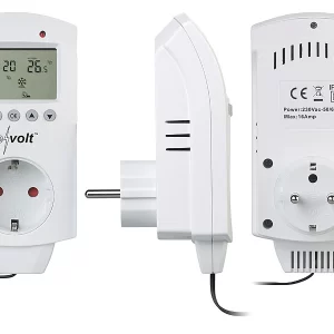 Revolt Thermostat-Stecker:Digitales Steckdosen-Thermostat Versandrückläufer 16