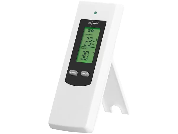Revolt Thermostat Funk:Steckdosen-Thermostat Mit Mobiler Steuereinheit Für Heiz- & Klimagerät 6
