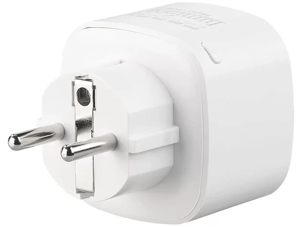 Luminea Home Control Elesion App:WLAN-Steckdose Mit Energiekostenmesser, App Und Sprachsteuerung 5