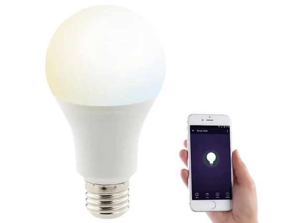 Luminea Home Control WLAN-Birnen Alexa:WLAN-LED-Lampe, Für Alexa, Siri & Google Assistant, Versandrückläufer 4