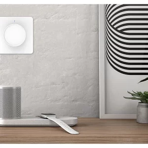 Luminea Home Control Dimmschalter:WLAN-Unterputz-Lichtschalter & Dimmer Mit Dreh- & Drück-Funktion, App 19
