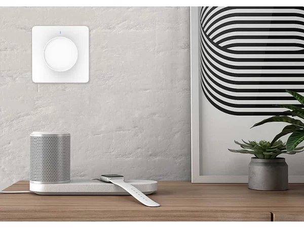 Luminea Home Control Dimmschalter:WLAN-Unterputz-Lichtschalter & Dimmer Mit Dreh- & Drück-Funktion, App 6