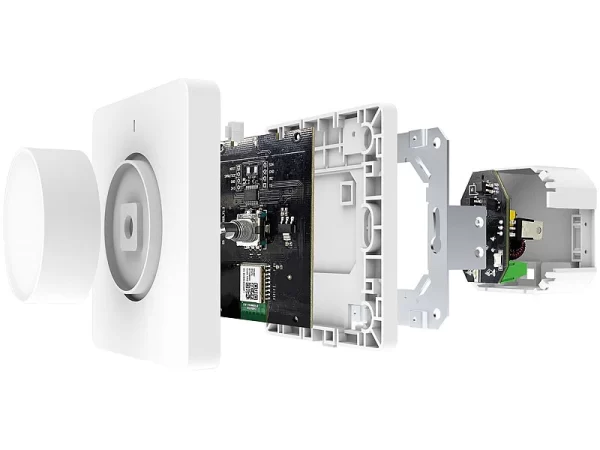 Luminea Home Control Dimmschalter:WLAN-Unterputz-Lichtschalter & Dimmer Mit Dreh- & Drück-Funktion, App 3