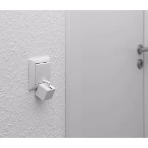 Luminea Home Control Smarter Schalter Aufsatz:Schalt-Aufsatz Für Kippschalter & Taster, Bluetooth Mit WLAN Gateway 46