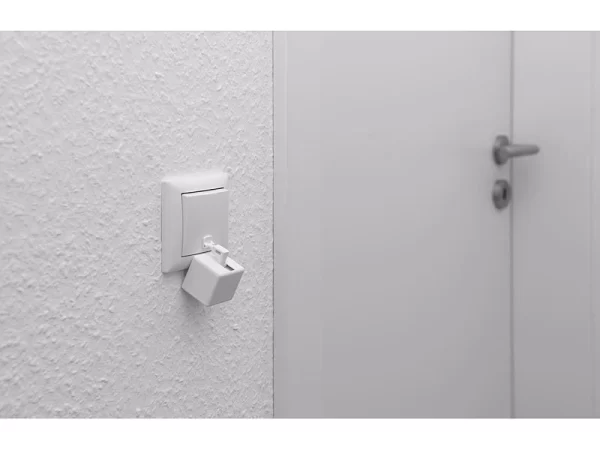 Luminea Home Control Smarter Schalter Aufsatz:Schalt-Aufsatz Für Kippschalter & Taster, Bluetooth Mit WLAN Gateway 15