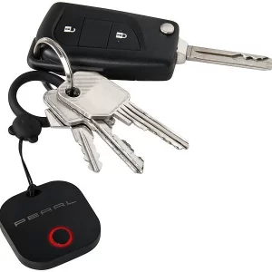 PEARL Koffer Alarm:4in1-Mini-Schlüsselfinder M. BT, App & GPS-Ortung, 80 DB, 4er-Set 40
