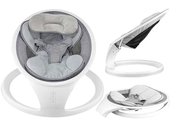 Cybaby Wippe:Smarte Babywippe Aus Aluminium, Bluetooth, WLAN, Touch-Tasten Und App 5