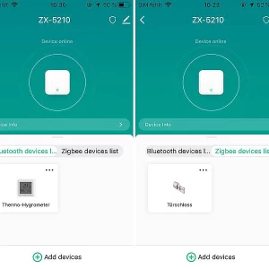 VisorTech Türschloss Smart:Elektronischer Tür-Schließzylinder Mit 5 Schlüssel Und ZigBee Gateway 31