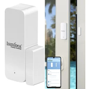 Luminea Home Control ZigBee Türkontakt:ZigBee-Tür- & Fensteralarm, Für Alexa, Google Assistant Und Siri, App 12
