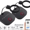 PEARL Key Finder:4in1-Mini-Schlüsselfinder M. BT, App & GPS-Ortung, 80 DB, 2er-Set 64