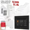 VisorTech Alarmsystem:14-tlg. Funk-Alarmanlage: 11 Sensoren, 2 Fernbedienungen, GSM WLAN App 64